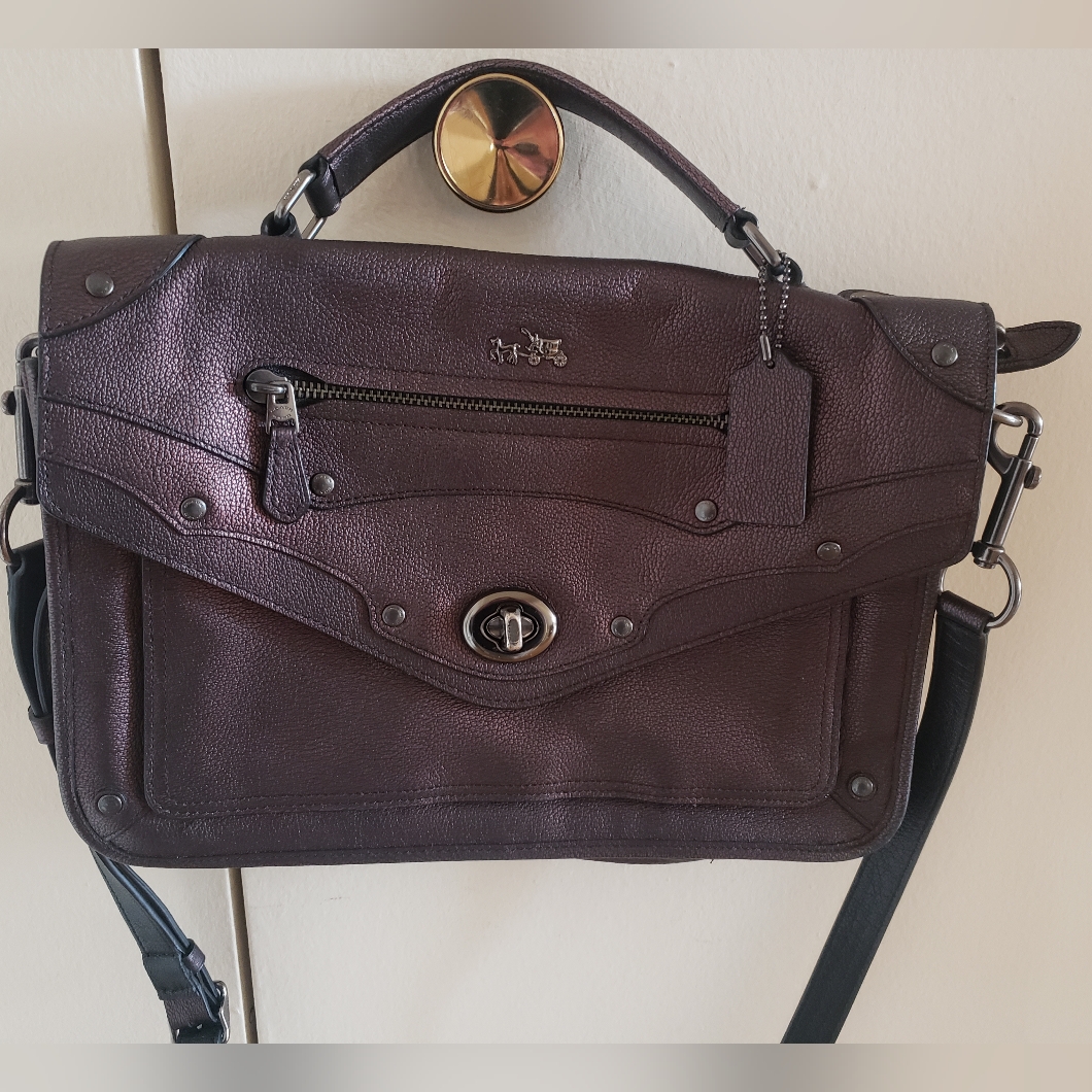 Coach Bag, Slightly Shimmering Brown Color
